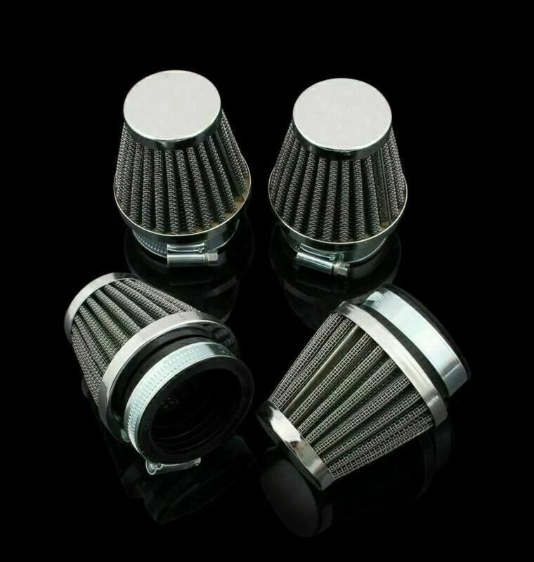 4X Air Filter for Honda CB750K/Kawasaki KZ/Suzuki GS550 (38-40 mm)
