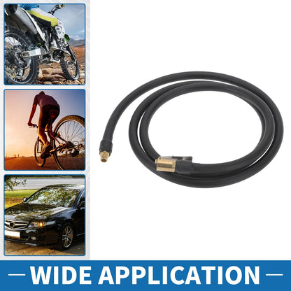 Tire Inflator Extension Tube 12.6mm OD for Car Bicycle (32TPI) (57.09 in)
