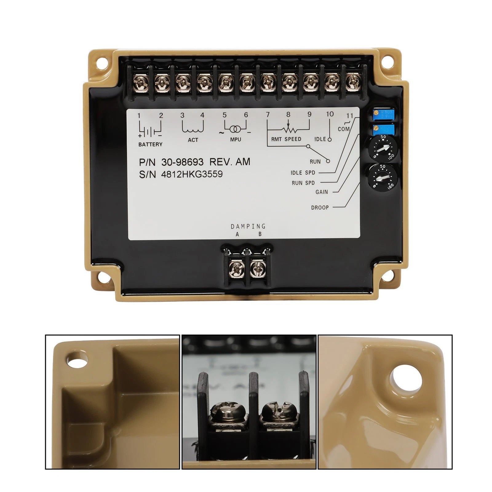 Speed Controller for Cummins KTA19 (Generator) 3098693