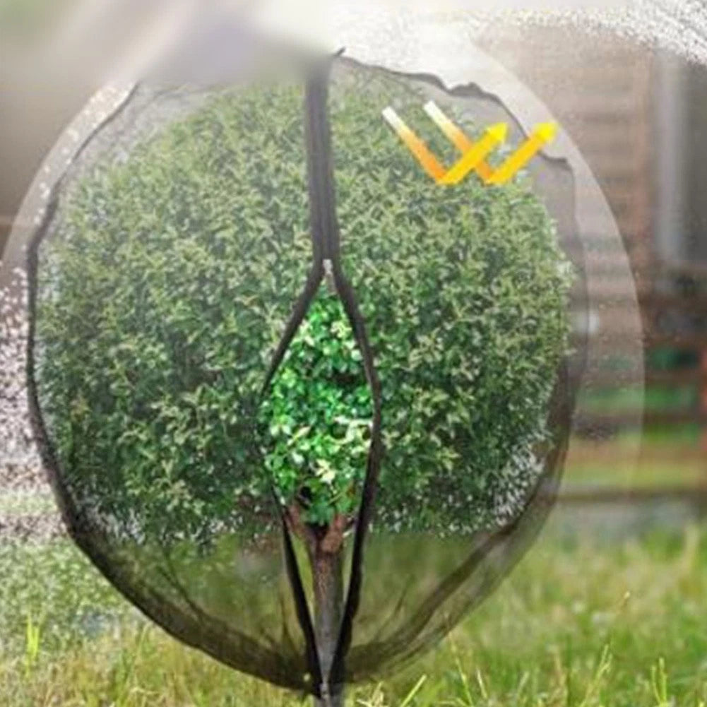 Fruit Tree Protection Netting with Drawstring and Zipper for Garden Use