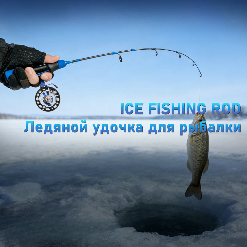 Ice Fishing Rod for Winter Use (57cm, 3 Tip Sections)