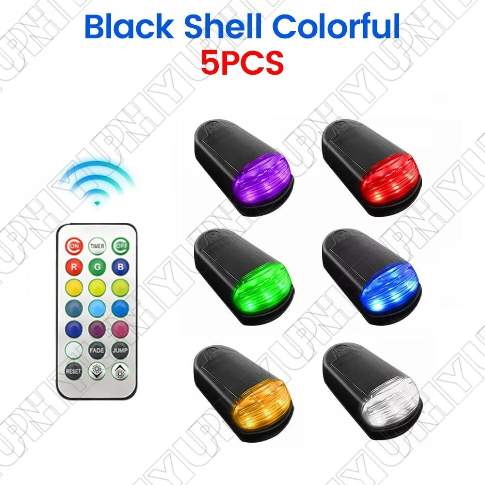 5pcs LED Solar Powered Cab Lights for Truck Trailers Pickup (AU Stock)