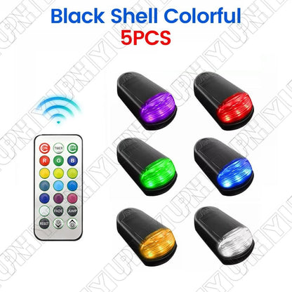 5pcs LED Solar Powered Cab Lights for Truck Trailers Pickup (AU Stock)