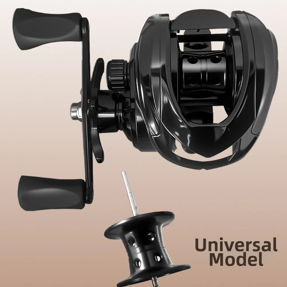 Baitcasting Reel for Anglers - Left/Right Retrieve, 10kg Brake