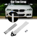 Front Bumper Tow Strap Trailer Belt Kit with Rope Hook for Universal Use (2000–2024)