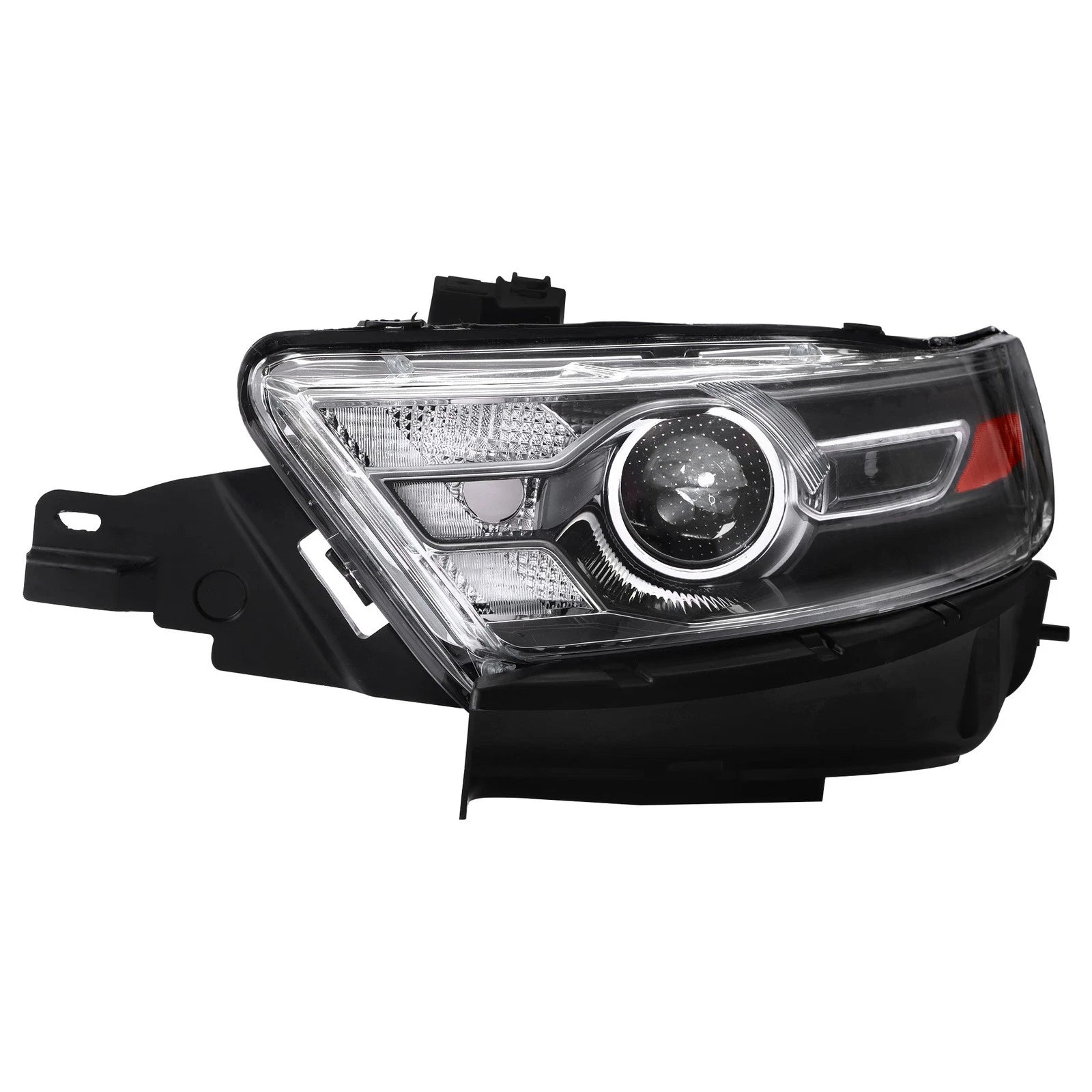 Headlight Headlamp Driver/Left Side for Ford Taurus (2014–2016) Halogen Clear