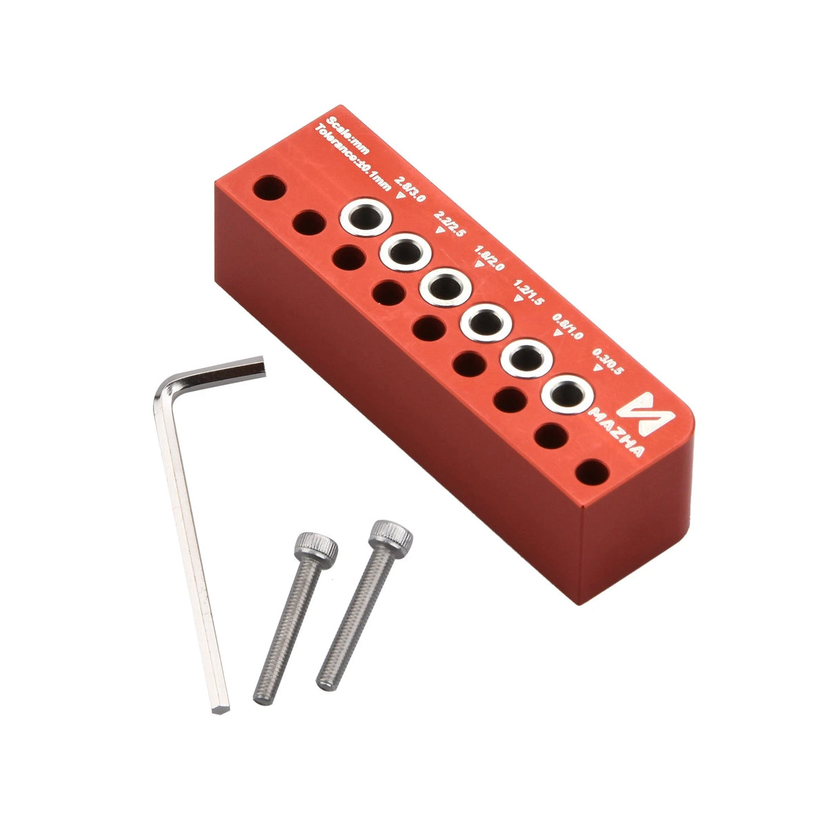 Borehole Positioning Locator for Coaxial and Through Holes Drilling Tool