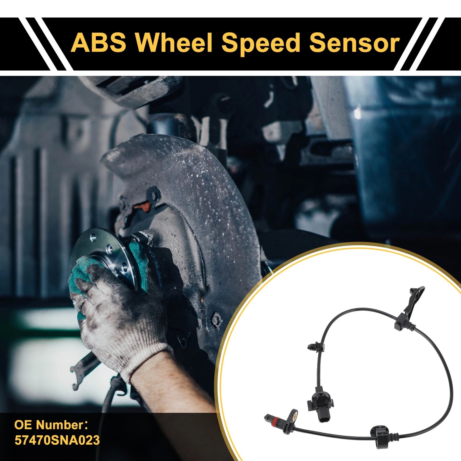 ABS Wheel Speed Sensor Replacement for Honda Civic Rear Right (2012–2015)
