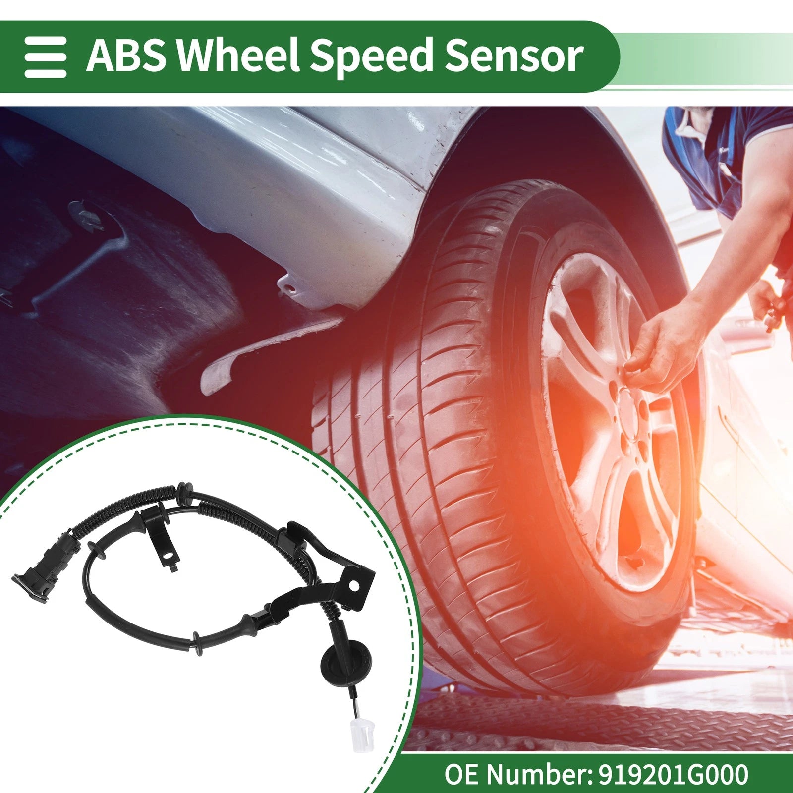 ABS Wheel Speed Sensor No. 919201G000 for Kia Rio (2006–2011)