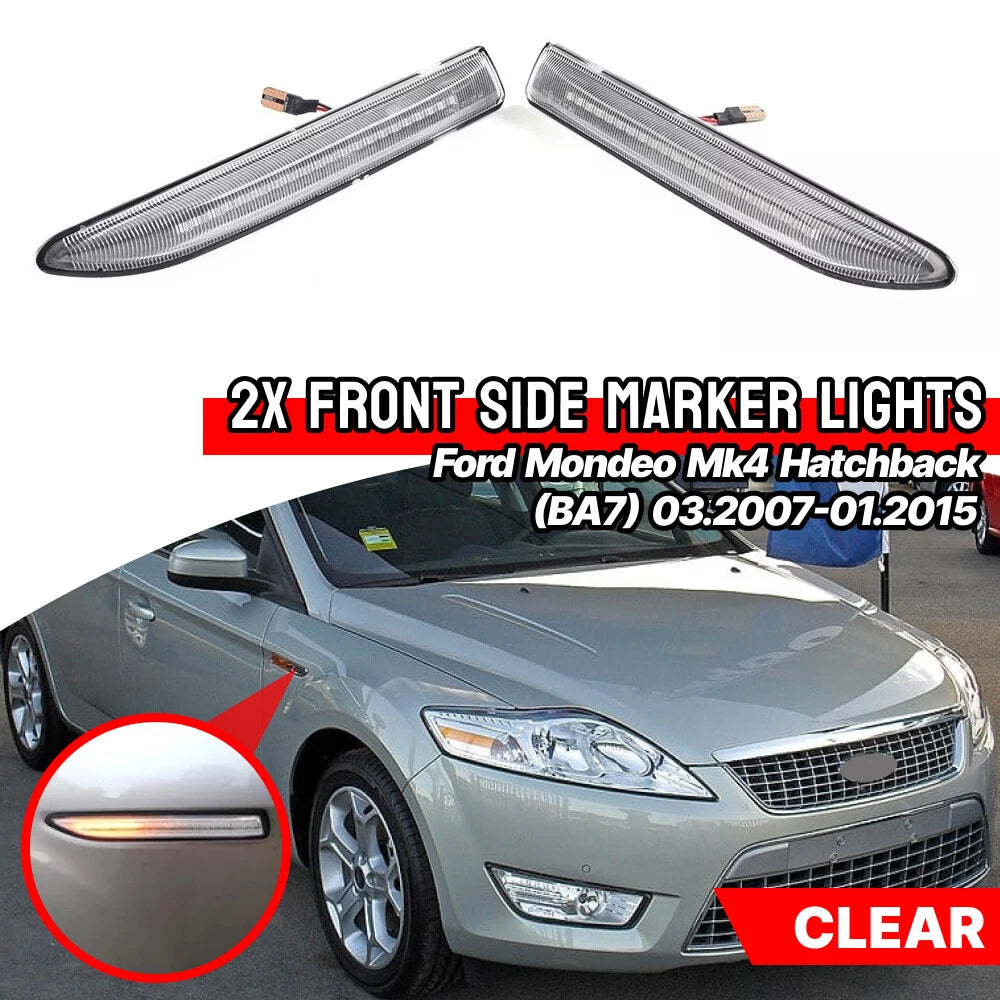 LED Dynamic Side Marker Light Turn Signal Lamp for Ford Mondeo Mk4 (2007–2014)