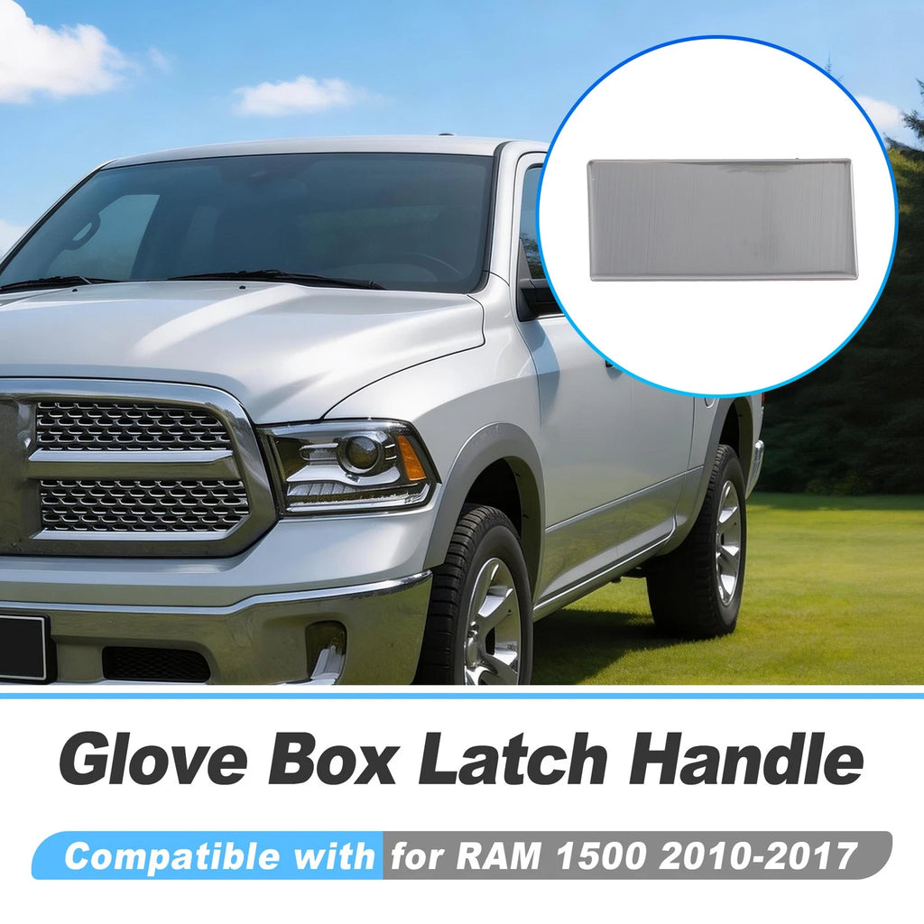 Glove Box Latch for RAM 1500 (2010–2017) - Silver Tone Plastic