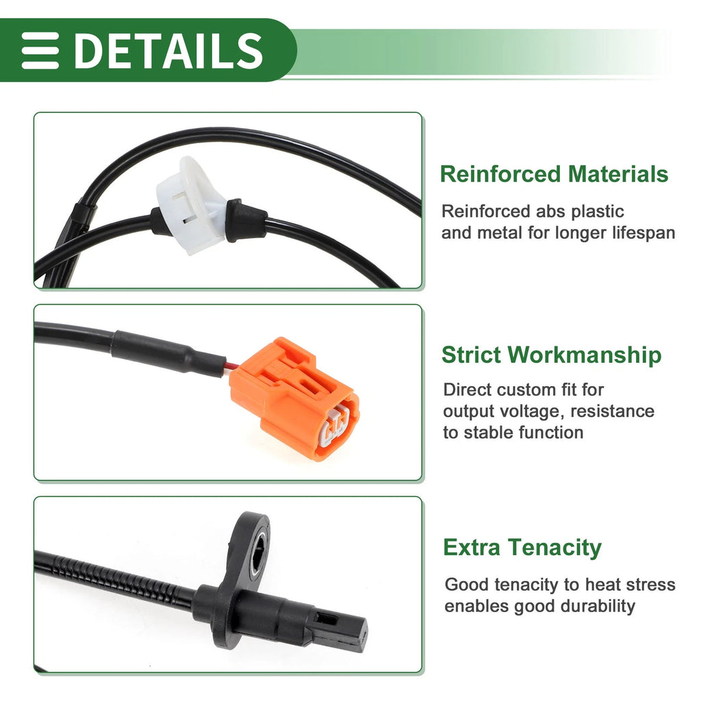 ABS Wheel Speed Sensor Replacement for Honda Accord 2 Door (2006–2007)