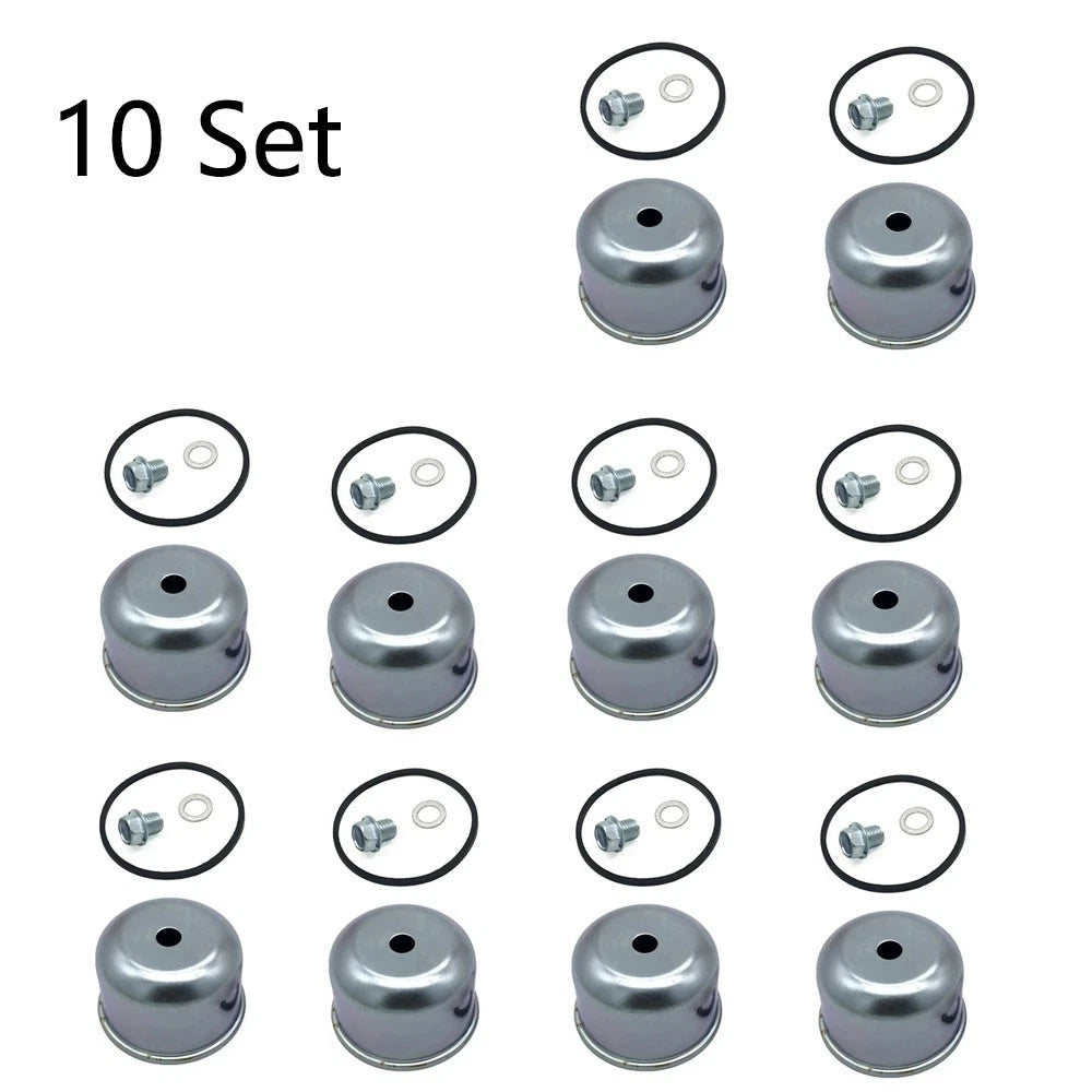 Set of 10 Carburetor Float Bowls for Briggs & Stratton (495933, 494378, 693614)