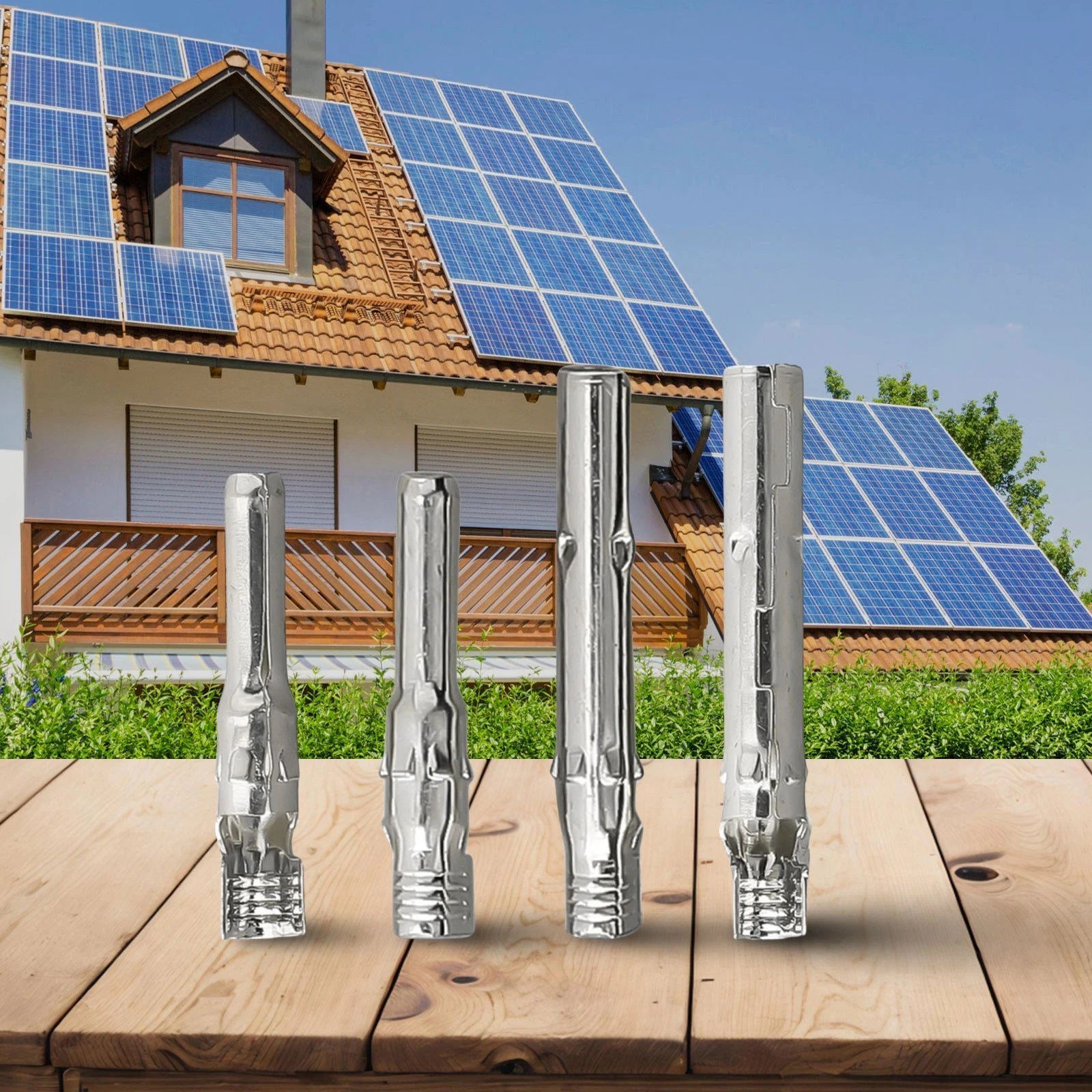 20 Pairs Metal Core Solar Connector Pins for