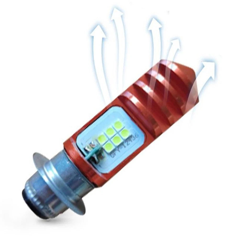 2X LED Headlight Bulbs for Electric Motorcycle