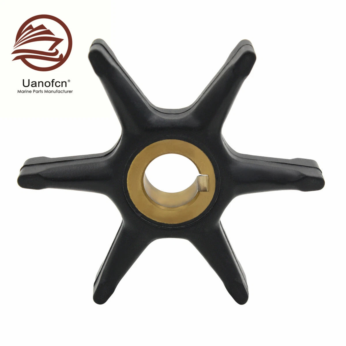 Water Pump Impeller for Johnson Evinrude OMC (375638, 389646, 775518, 18-3002, 500351)