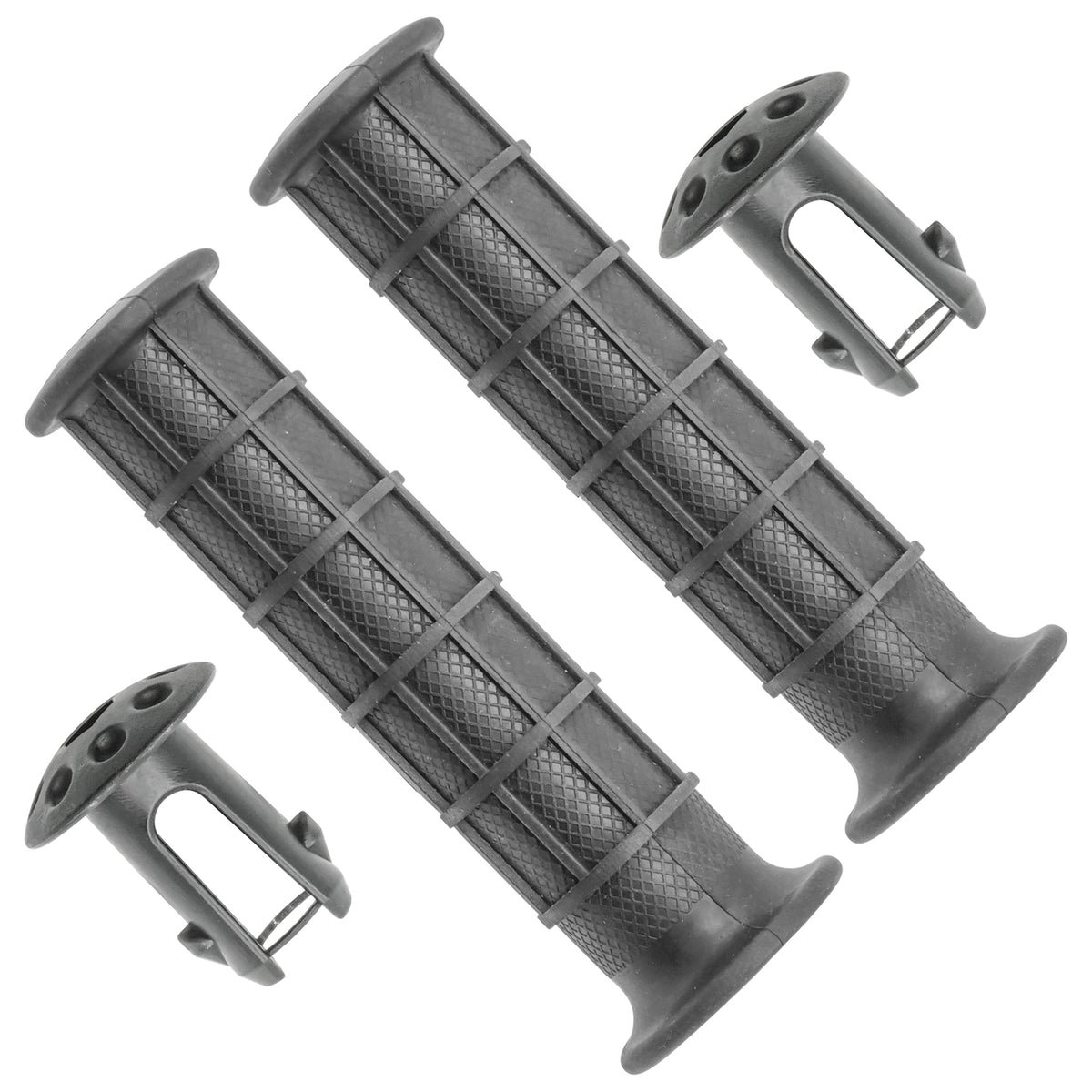 Handlebar Grips Replacement w Grip Ends for Honda (2004–2013)