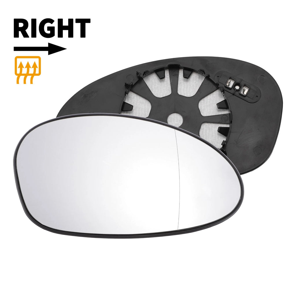 Right Side Mirror Glass Heated for BMW 1 2 3 Series (2004–2009)