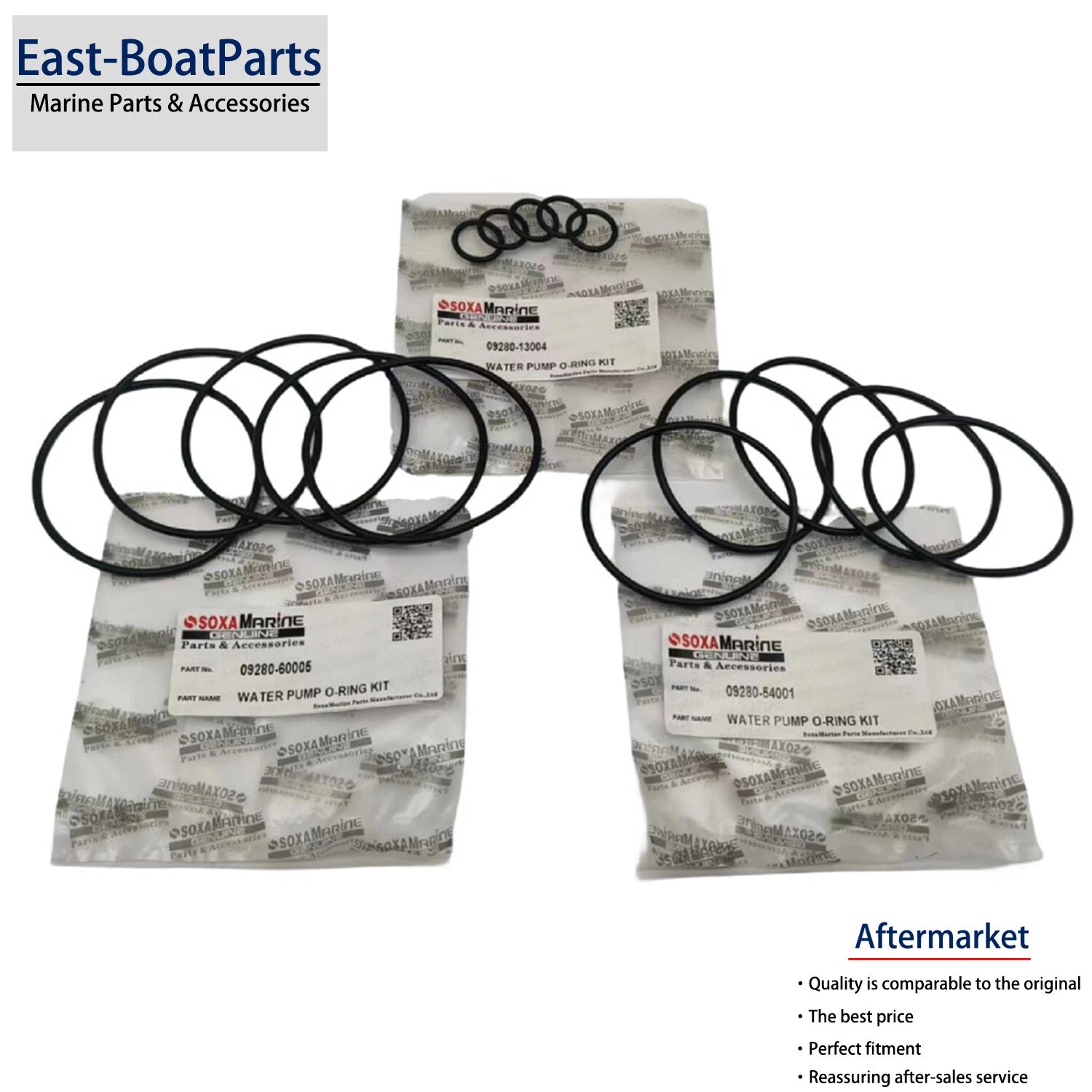 Oil Pump O-ring Set for Suzuki (3 Types) 09280-54001 09280-56001 09280-60005 09280-13004