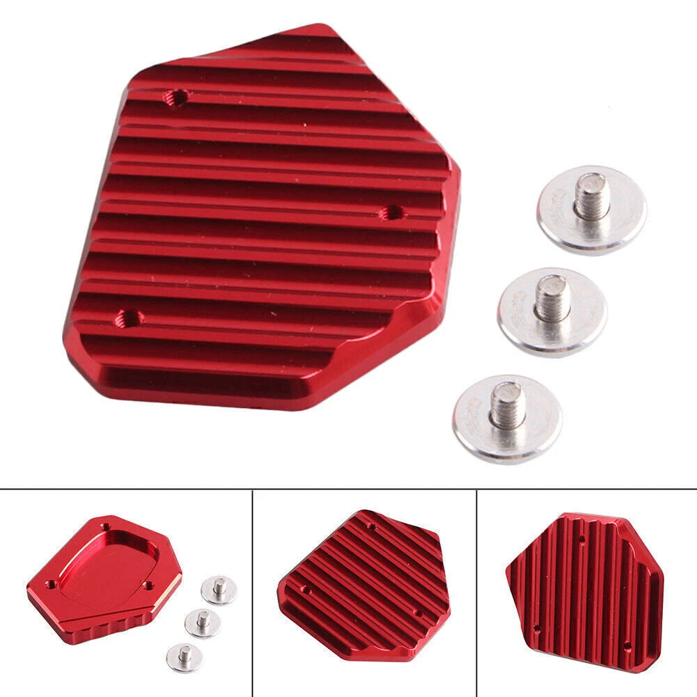 CNC Side Stand Kickstand Pad for Honda NC700 S X (2012–2014) Red