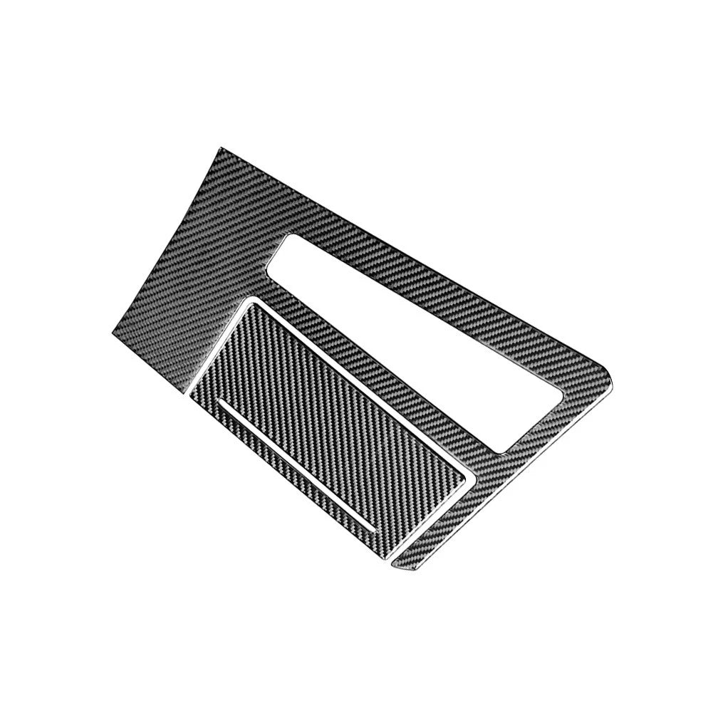 Center Console Carbon Fiber Shifter Trim Panel for Audi A6 A7 (2019–2024)