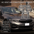 5pcs AC Vent Air Conditioner Sticker for BMW 3 Series E90 E92 E93 (2005–2012)