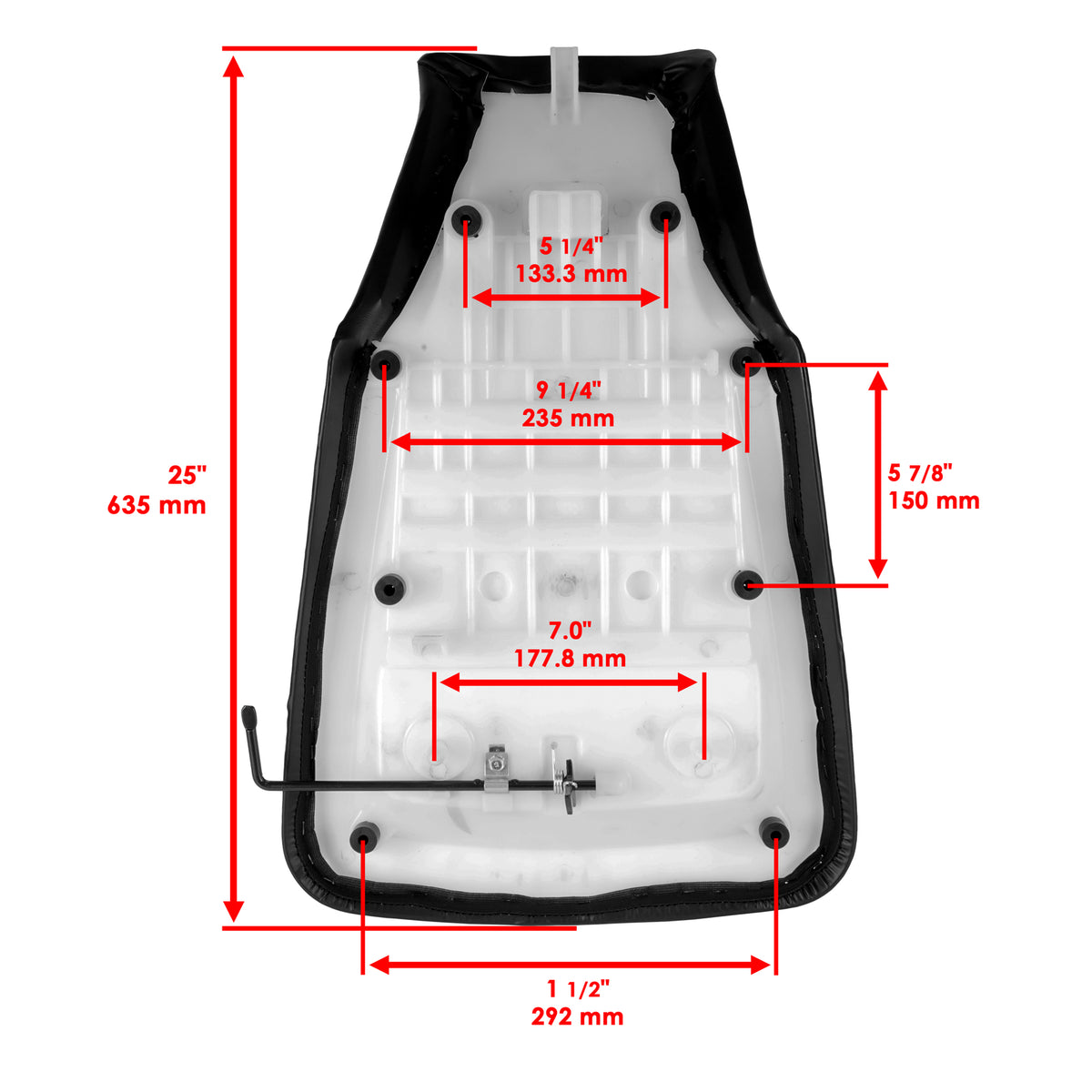 Complete Seat Replacement for Honda TRX350FE Rancher 350 4x4 (2004–2006)