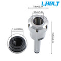 Milling Collet Chuck Tool Holder for LABLT MT3 ER40 (1/2-13 UNC)