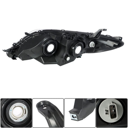 Headlight Assembly for Toyota Sienna (2011–2013) Chrome Clear Left & Right