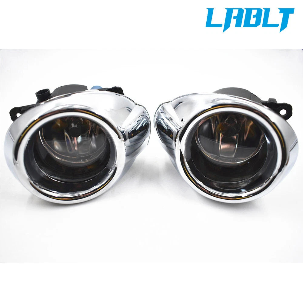 2X Front Halogen Fog Light Lamp Assembly w/Bulbs for Ford Focus (2012–2014)