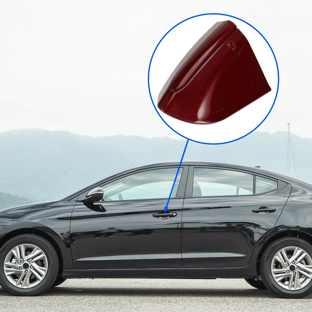 Front Left Door Handle End Cap for Ford Mondeo Edge Taurus (2013–2020) ABS Red