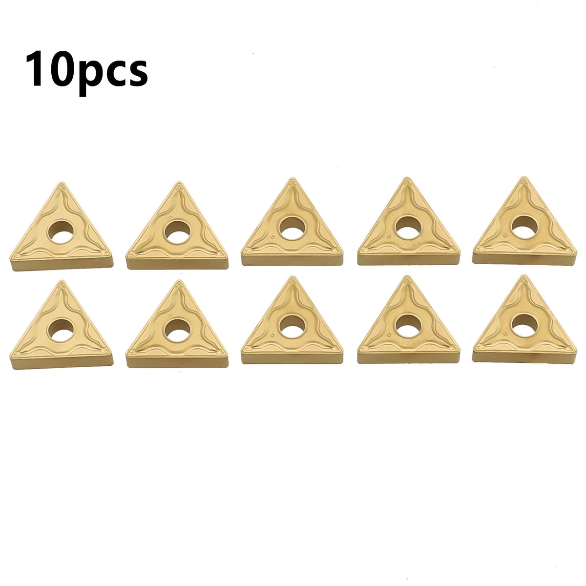 10 Pieces TNMG432 Carbide Inserts for CNC Lathe Turning Tool