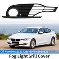 Fog Light Grill Replacement Front for BMW 328i (2012–2015) ABS Black