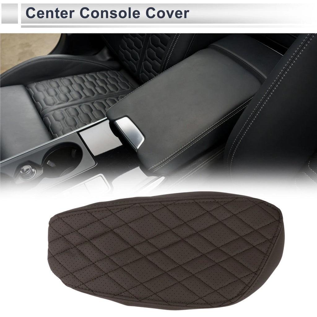 Car Center Console Cover for BMW X1 2016–2022 Deep Brown Replacement