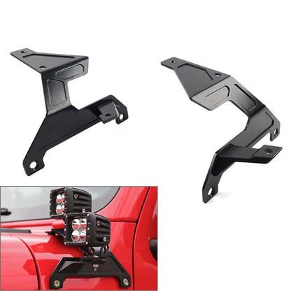 Dual A-Pillar Light Mounting Brackets For Jeep Wrangler JL Gladiator JT