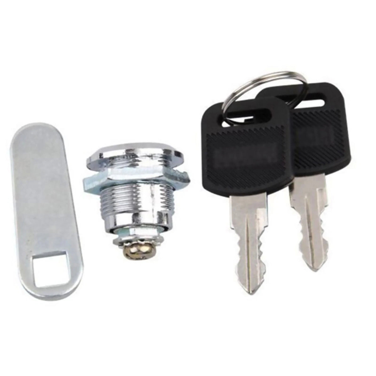 Stainless Steel Mailbox Lock with 2 Keys (16mm)