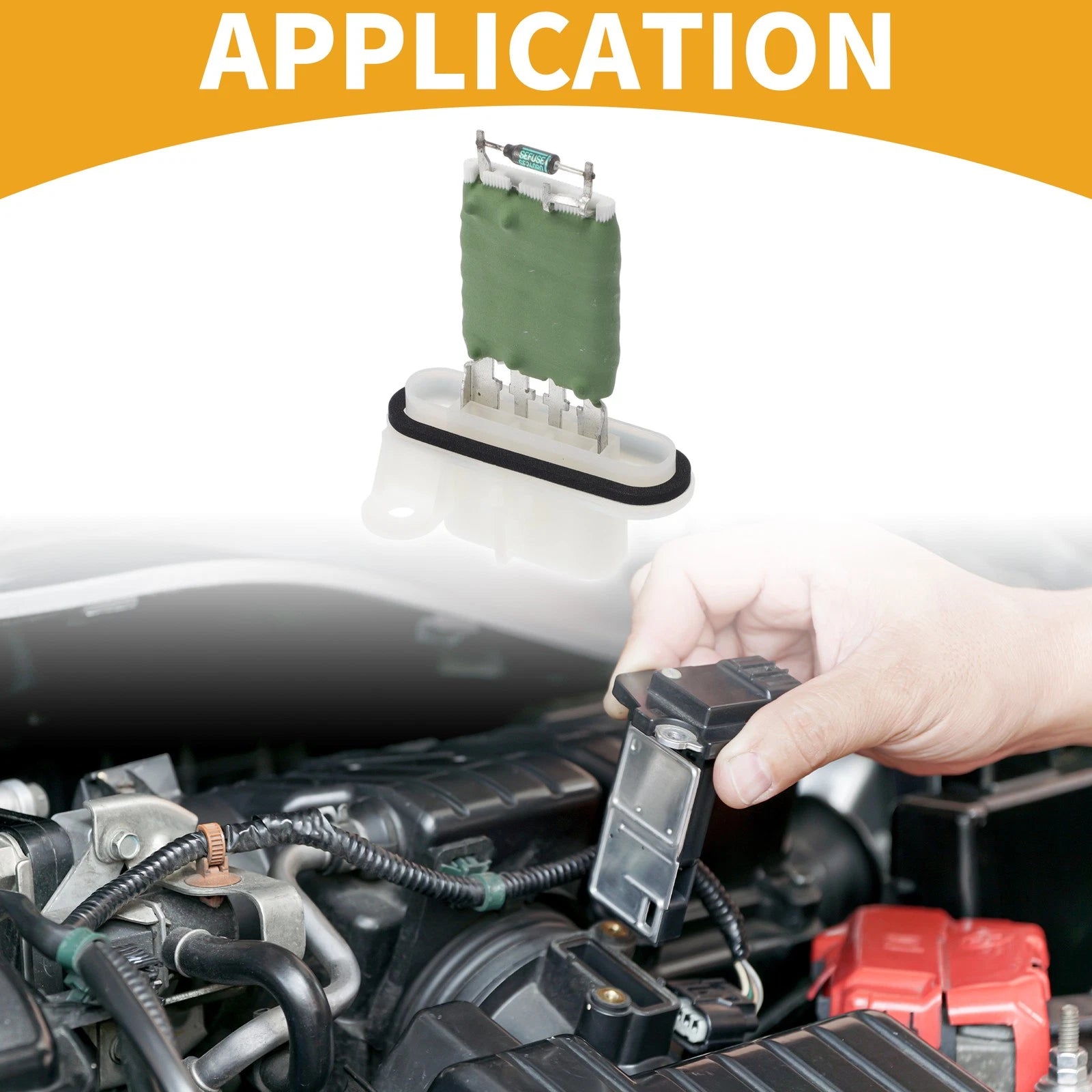 HVAC Blower Motor Resistor Replacement for BMW 3 Series E90 E91 (2005–2013)