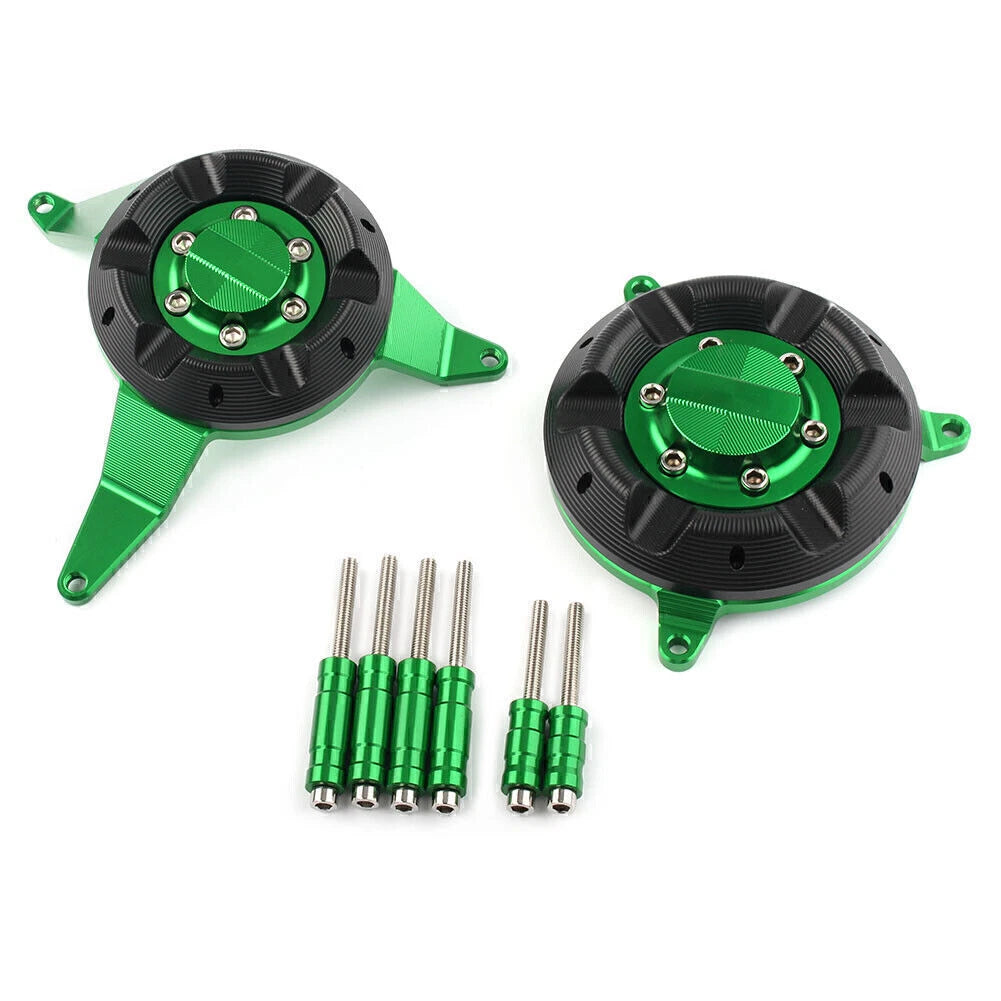 Front Engine Stator Cover Protector for Kawasaki Z900 (2017–2023) Green