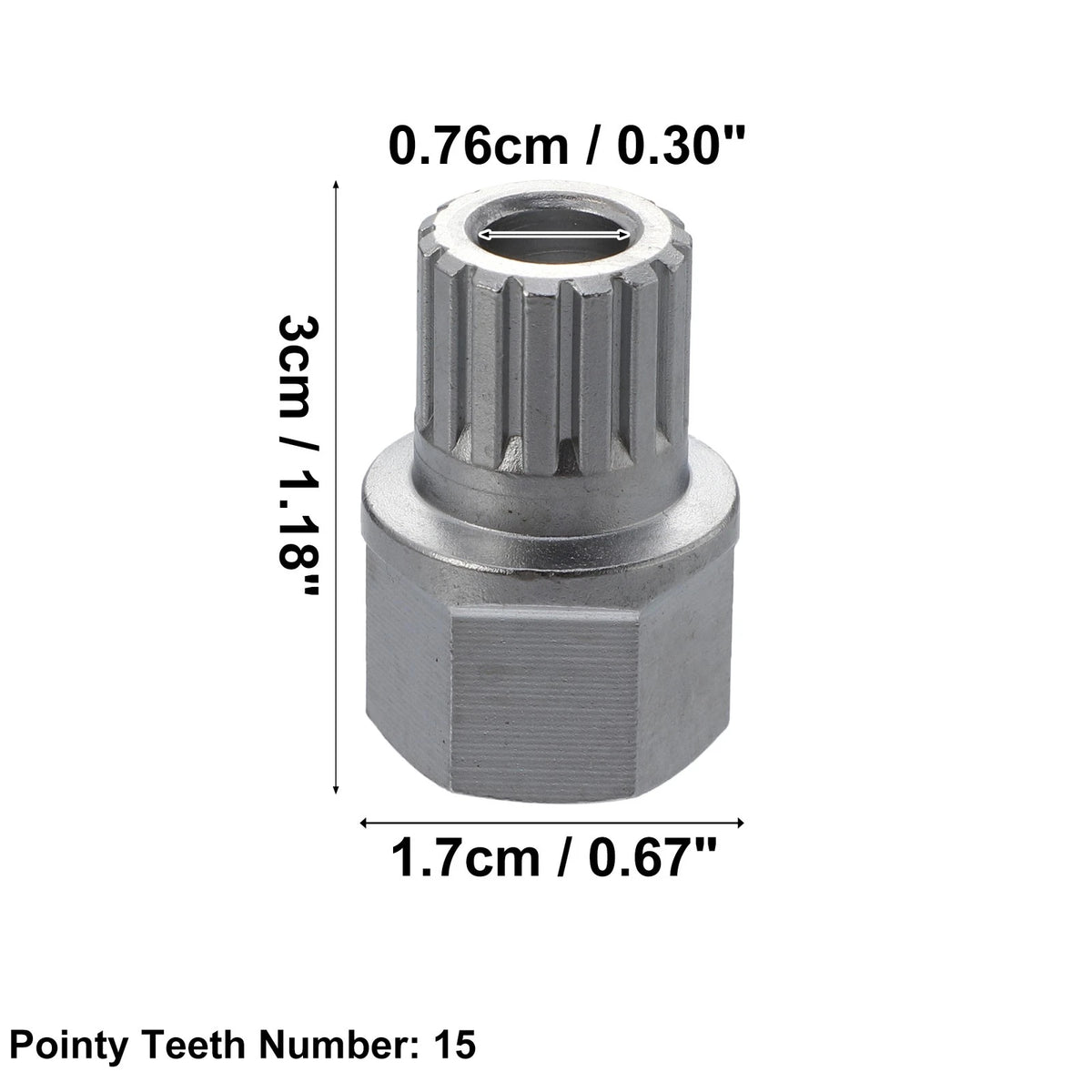 Wheel Lock Lug Nut Anti Theft for Jetta Passat Golf (15 Teeth)