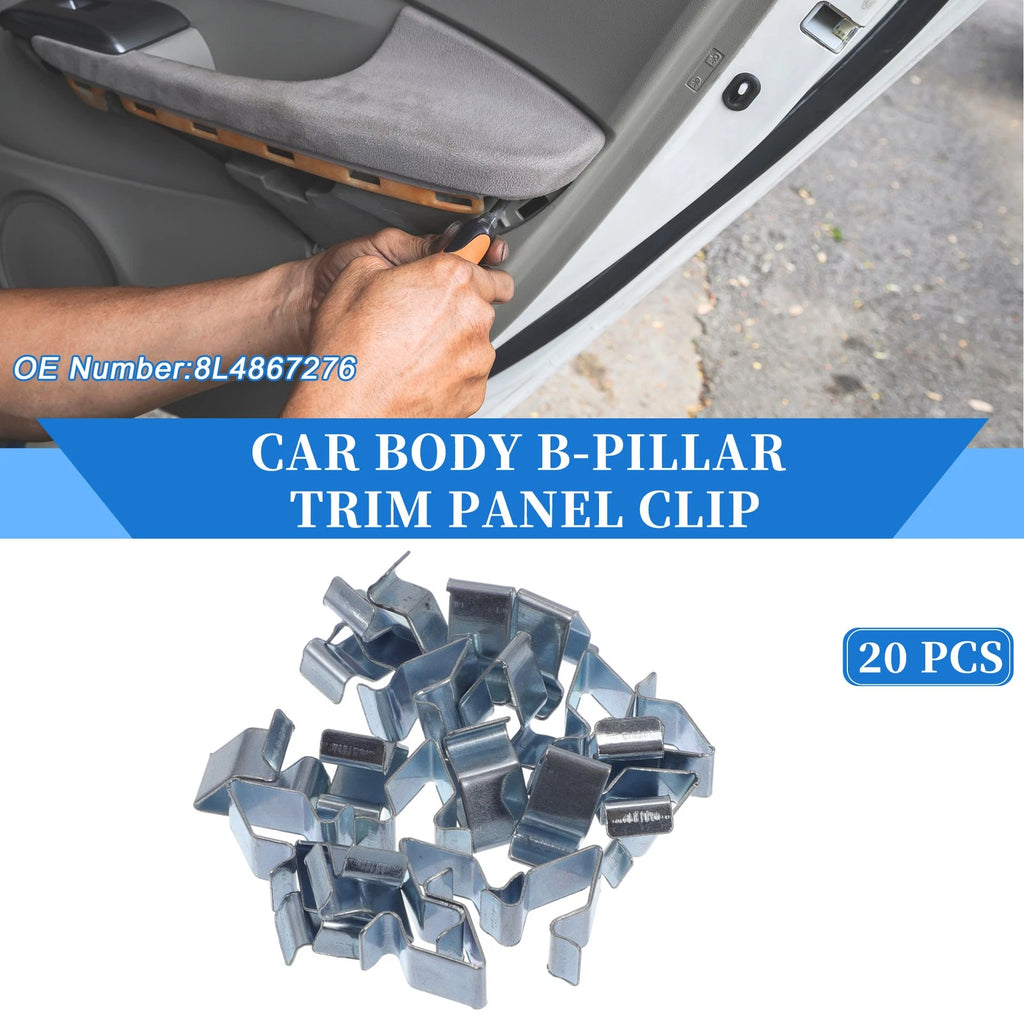 20 Pc B-Pillar Trim Panel Clips Replacement for Volkswagen Atlas (2018–2023) Metal
