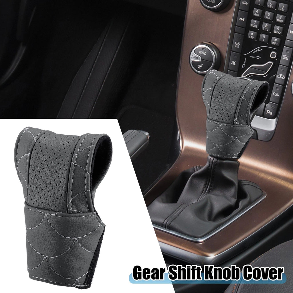 Shift Knob Cover for Universal Vehicles - Gray Trim