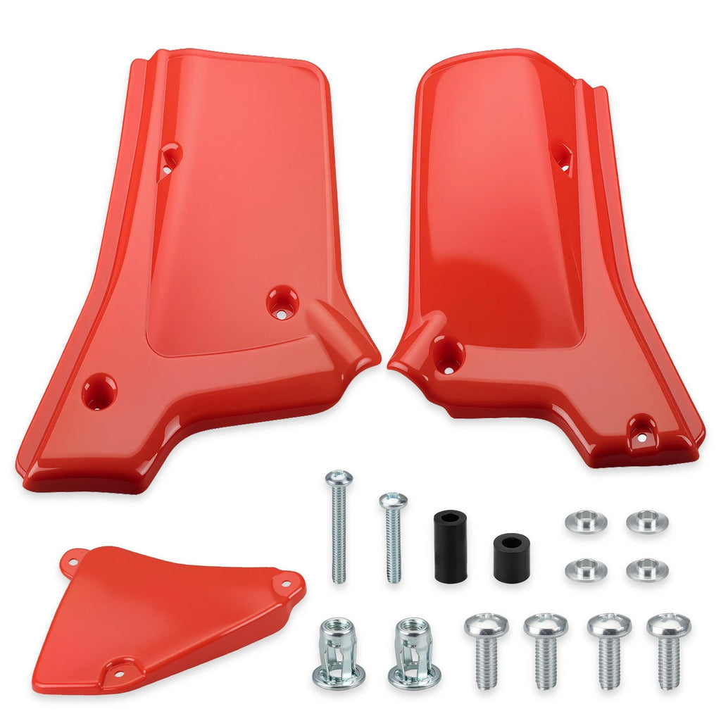 Set of 2 Side Panel Covers for Honda XR200R (1984–2002) XR250R (1984–1985) Red