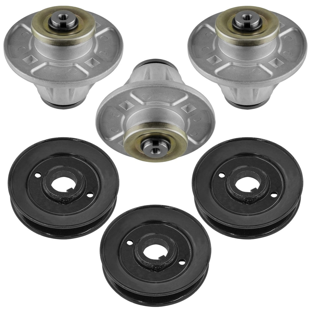 Deck Spindle with Pulley Replacement for Gravely ZT2044 (2008–2016)