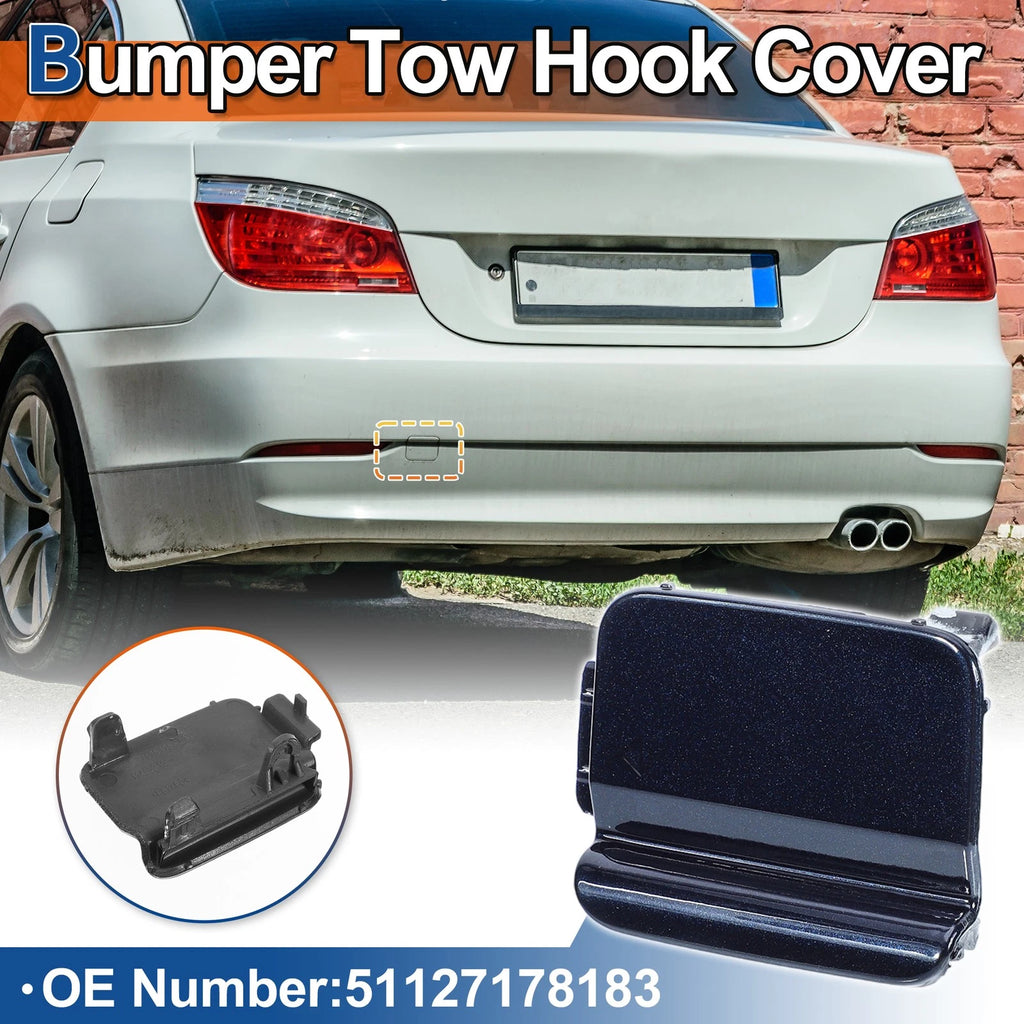 Rear Tow Hook Cover Replacement for BMW 528i 535i 550i (2008–2016)