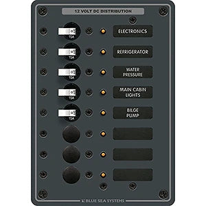 8 Position Circuit Breaker for Blue Sea 8023 (DC)
