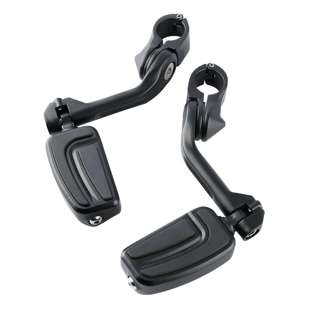 Angled Highway Engine Guard Bar Footpeg Pegs for