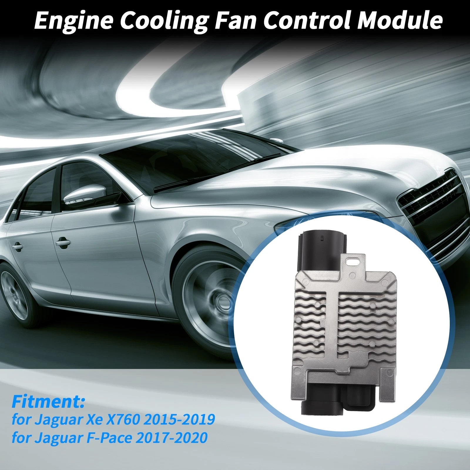 Engine Cooling Fan Control Module for Jaguar XE X760 (2015–2019)