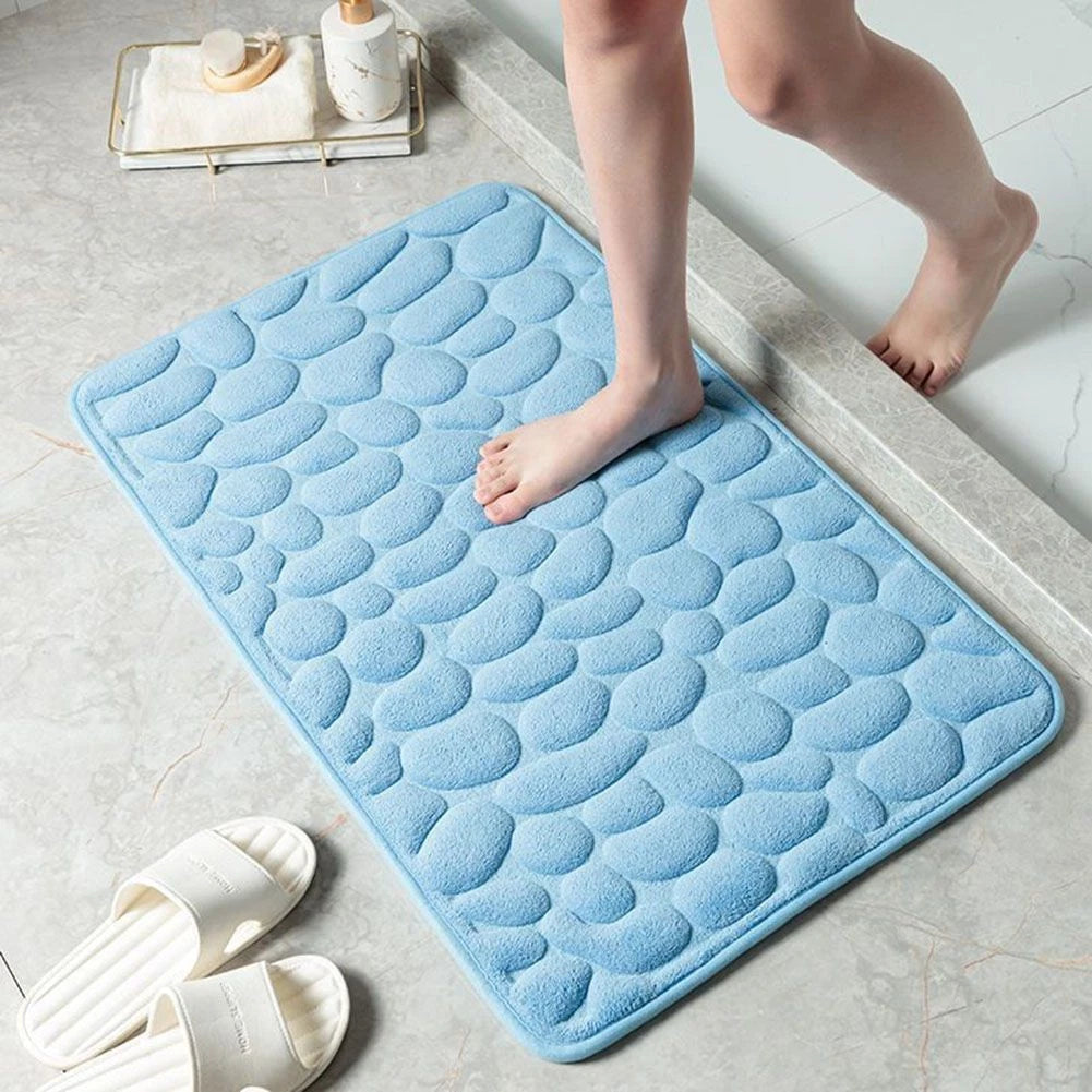 Non-slip 3D Effect Bathmat Set for Bathroom (No Part Numbers)