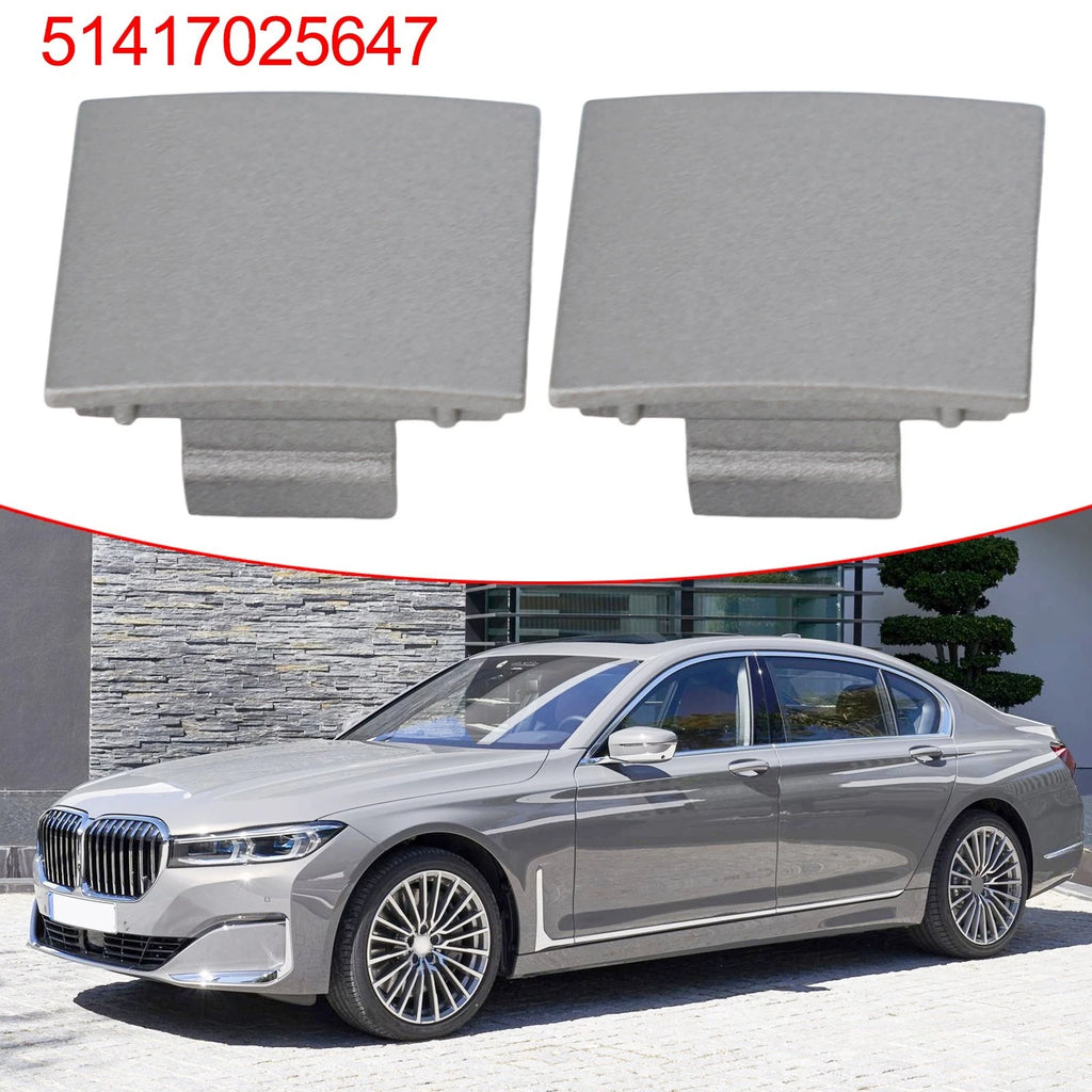 2X Front Door Flap Covers for BMW 7 Series E65 E66 (2002–2008) Grey