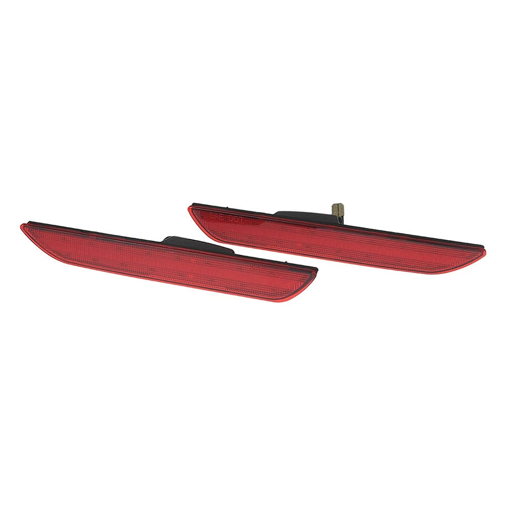 LED Rear Side Marker Lights for Ford Mustang (2015–2022) PC Shell Red